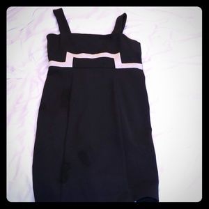 DVF black and white dress